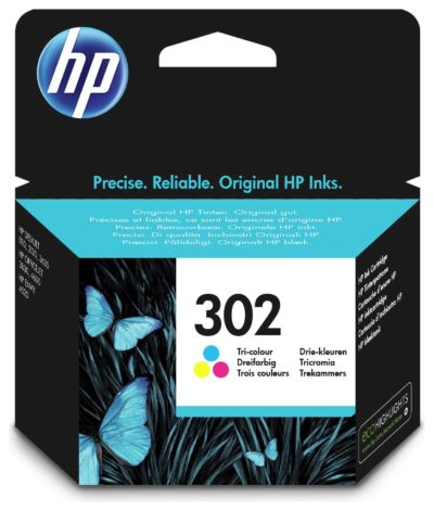 HP 302 F6U65AE Tri-Colour Original Ink Cartridge HP 302 F6U65AE Tri-Colour Original Ink Cartridge